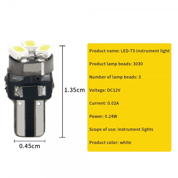 T5 3SMD 1206 LED Bulb
