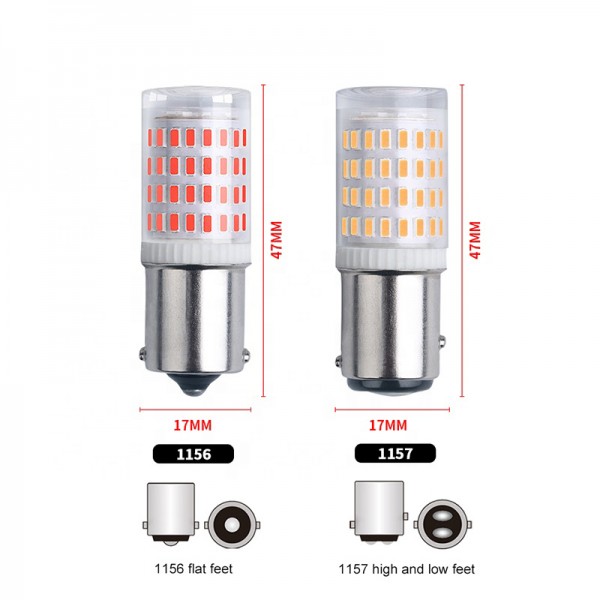 1156 1157 80SMD 3014 LED Bulb 