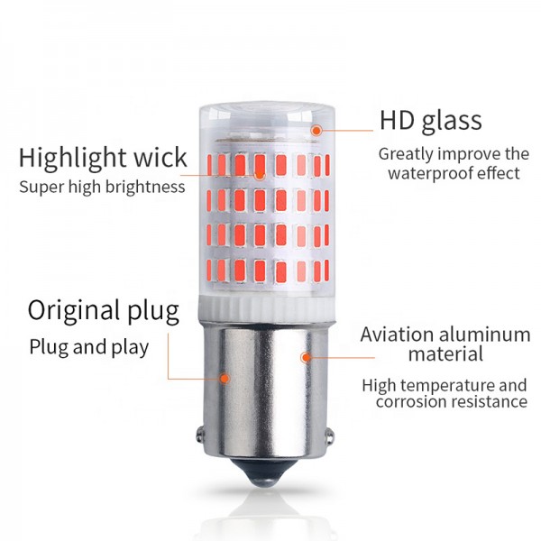 1156 1157 80SMD 3014 LED Bulb 
