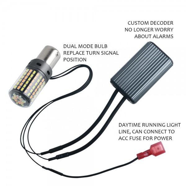 1156 7440 120SMD 3014 LED Bulb 