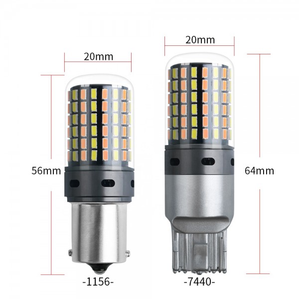 1156 7440 120SMD 3014 LED Bulb 