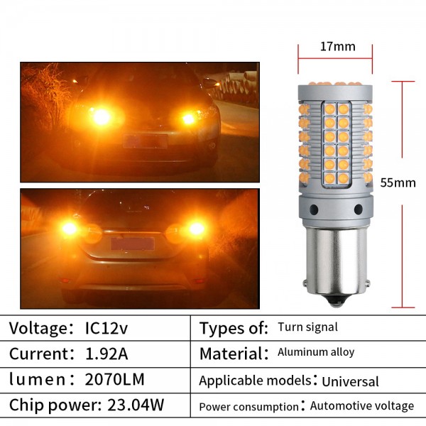 1156 7440 69smd 3030 LED Bulb 