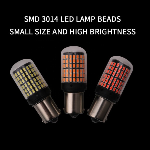 1156 BA15S 1157 BAY15D 144 SMD 3014 LED Bulb 
