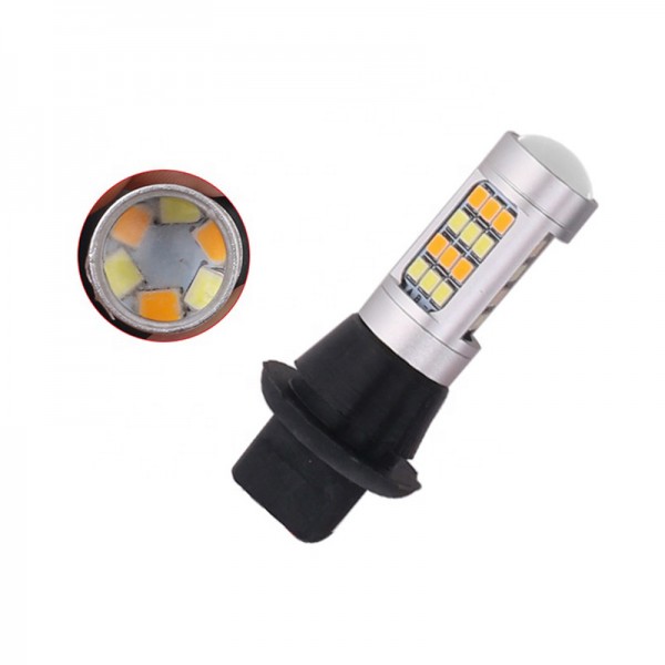 1156 BA15S 12v Double Colored LED SMD 2835 with DRL 