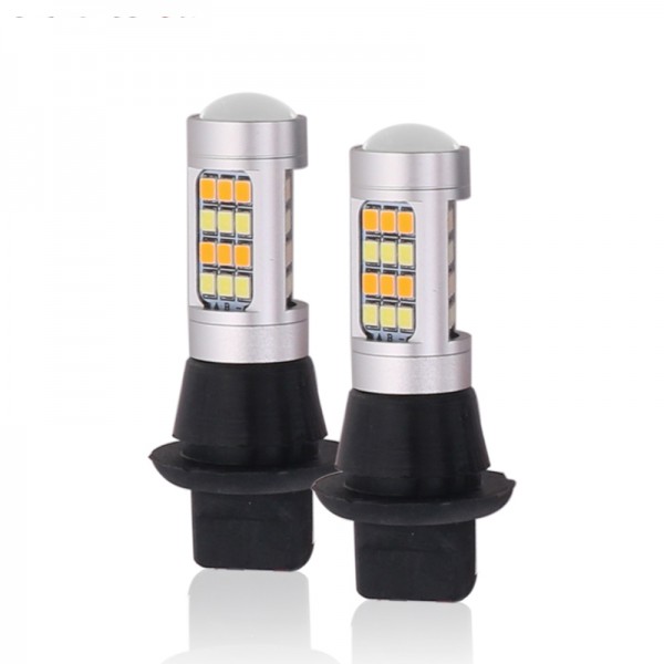 1156 BA15S 12v Double Colored LED SMD 2835 with DRL 