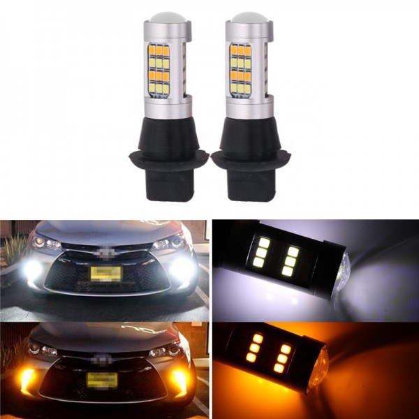 1156 BA15S 12v Double Colored LED SMD 2835 with DRL 