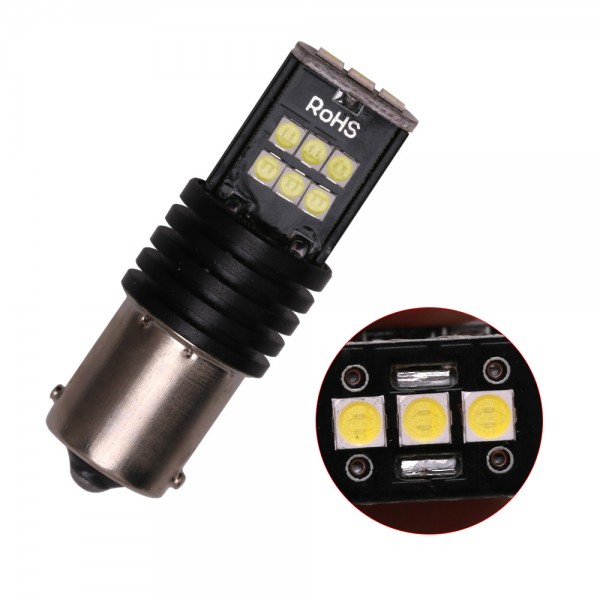 1156 BA15S 15LED 3030 LED Bulb 