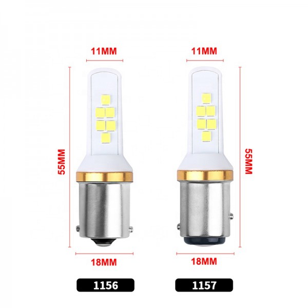 1156 BA15S 3030 12smd LED bulb