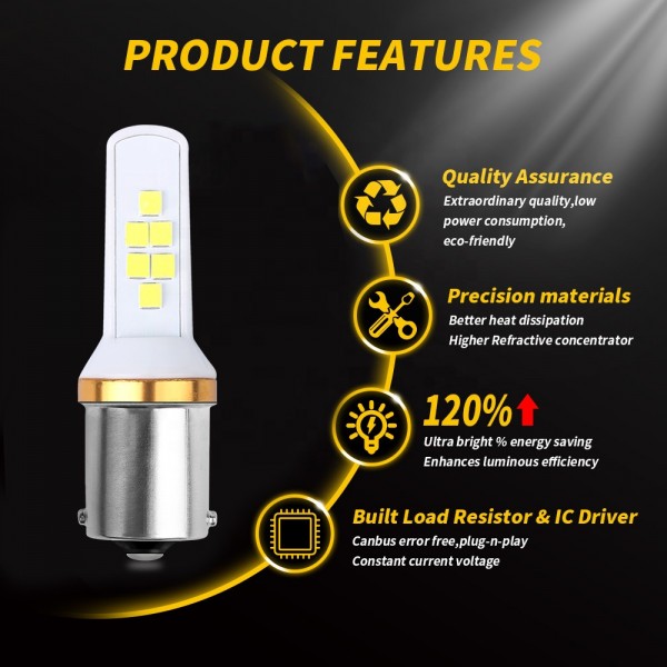 1156 BA15S 3030 12smd LED bulb