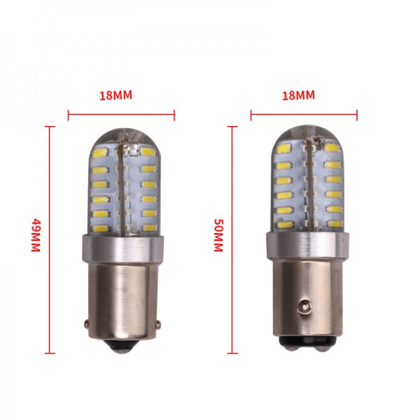 1156 BA15S 48SMD 3014 LED Strobe Flash Light Bulbs