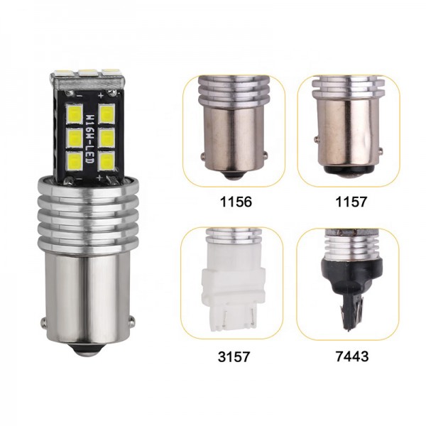 1156 BA15S canbus led 2835 15SMD DRL