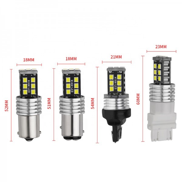 1156 BA15S canbus led 2835 15SMD DRL