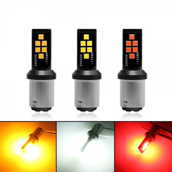 1156 S25 1157 3030 12SMD Canbus 12-24V LED Bulb 