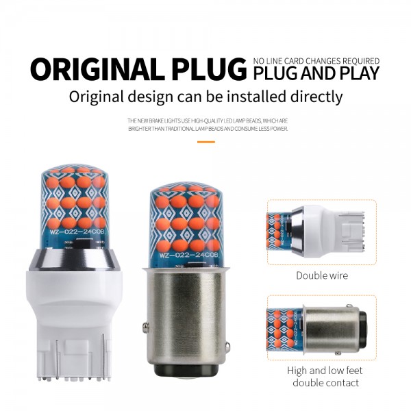1157 1156 cob 24 led Strobe bulb