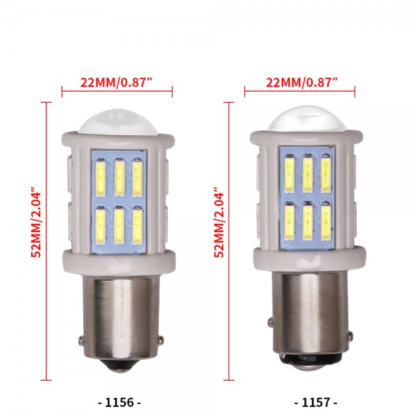 1156/1157 7020 27SMD Canbus Ceramic LED