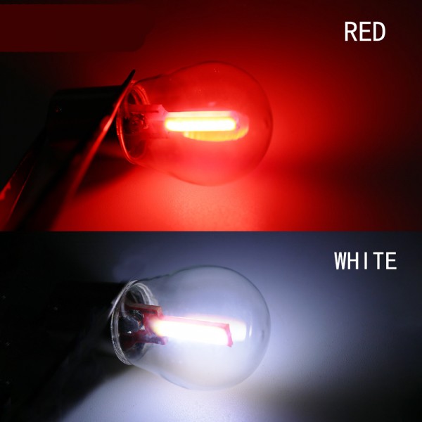 12V 24V 1156 1157 glass cob  LED Bulb 
