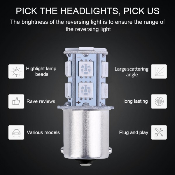 12v 1156 ba15s 13smd 5050 