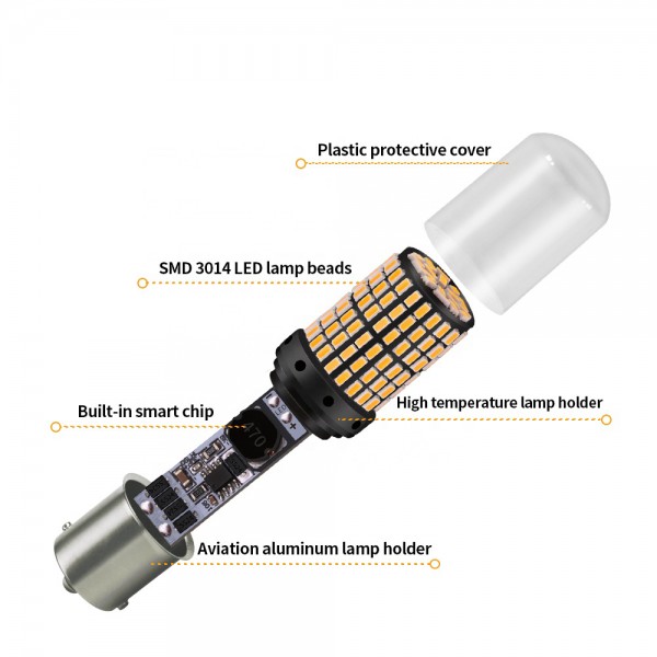 T20 7440 7443 3014 144smd CanBus No Error led BULB