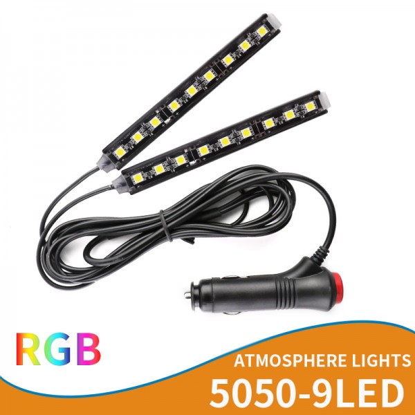 5050 9 leds 2pcs single color interior decorating strips led