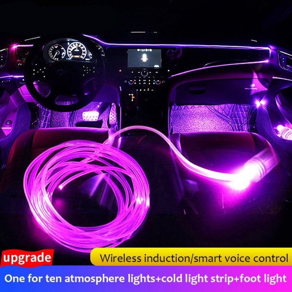 Car LED Accent Interior Ambient Light Strip Light with Phone APP Control 