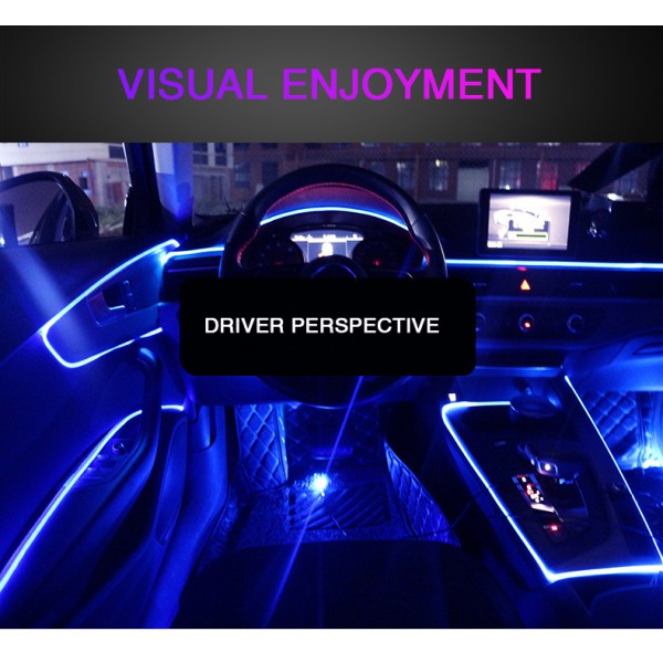 Car strips Decorative light string Cold Color Phone Bluetooth Music Control