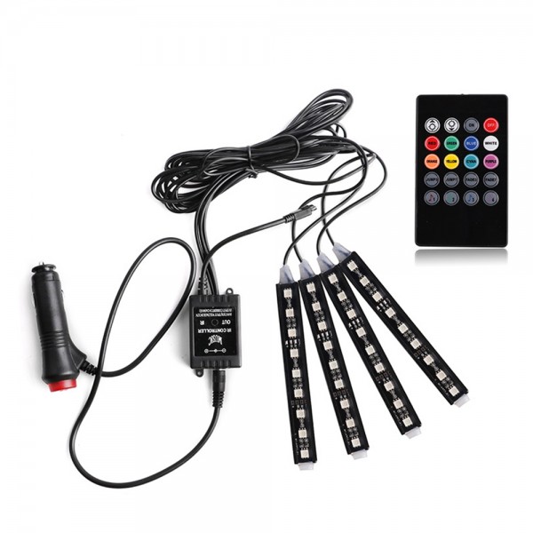 remote contro light 5050-9 led atmosphere light with music control 