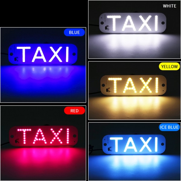 12V COB Windscreen Light Box taxi top led 