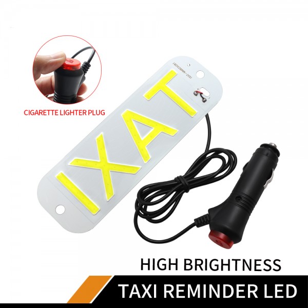12V COB Windscreen Light Box taxi top led 
