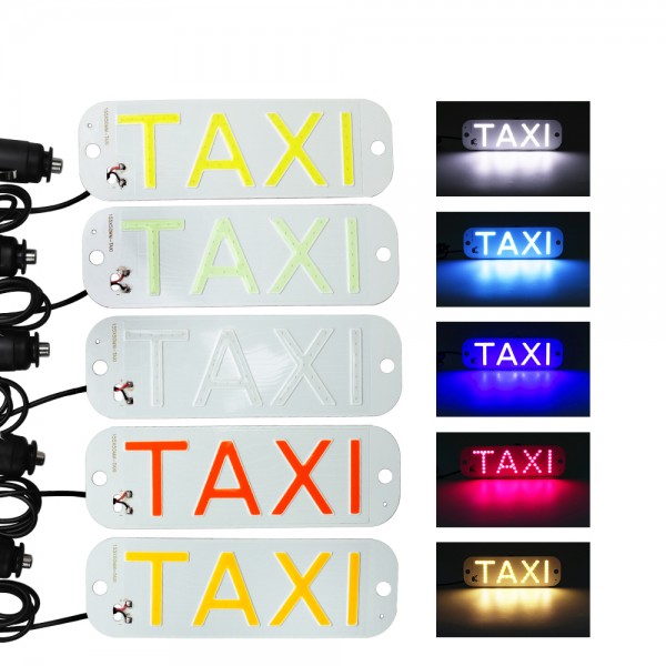 12V COB Windscreen Light Box taxi top led 
