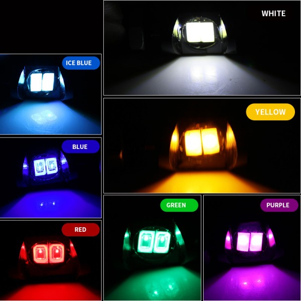 12V White SMD 5630 2LED Screw Bolt Lights LED