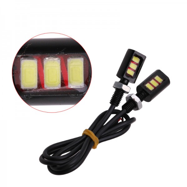 12V White SMD 5630 3LED Screw Bolt LED Light 