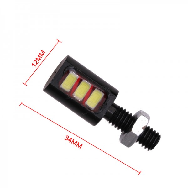 12V White SMD 5630 3LED Screw Bolt LED Light 
