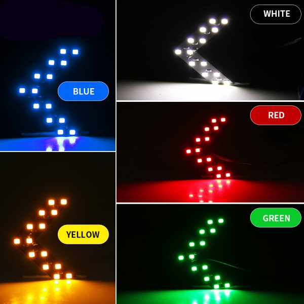14 SMD Arrow Turn Signal Car Side Mirror LED 