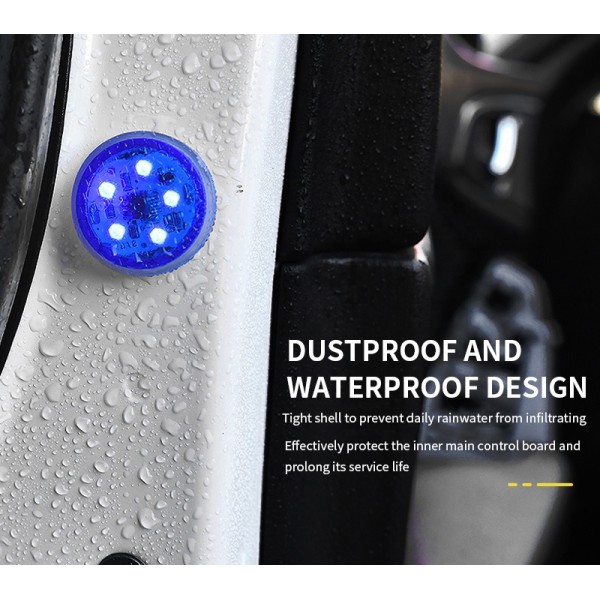 Car Led Door Open Strobe Warning Light 