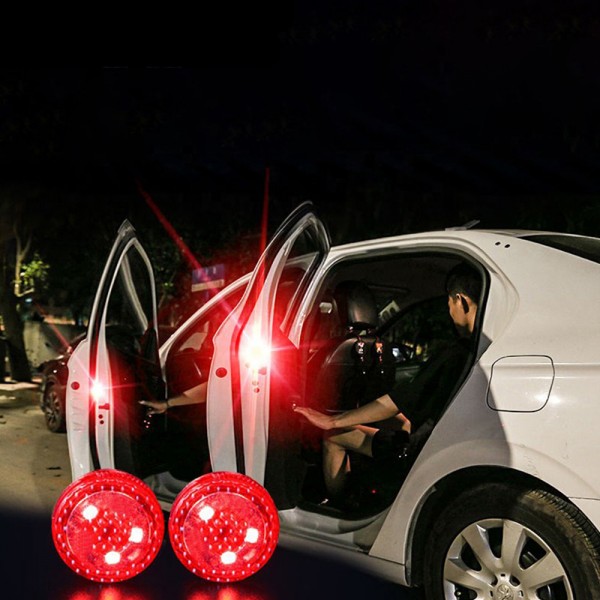 Car Led Door Open Strobe Warning Light 