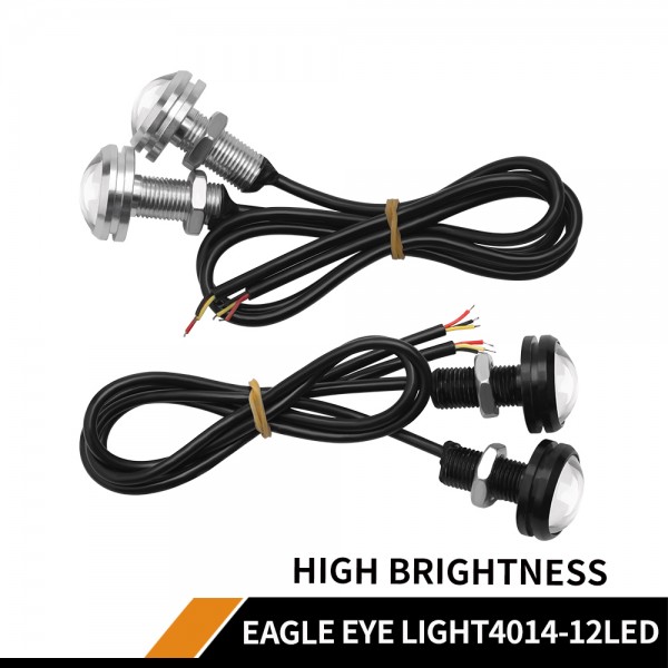 Car Led Dual Color 3mm 4014 12SMD eagle eye