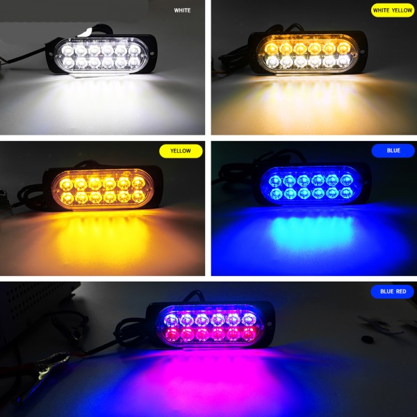 DC12V-24V strobe flashing 12LED light