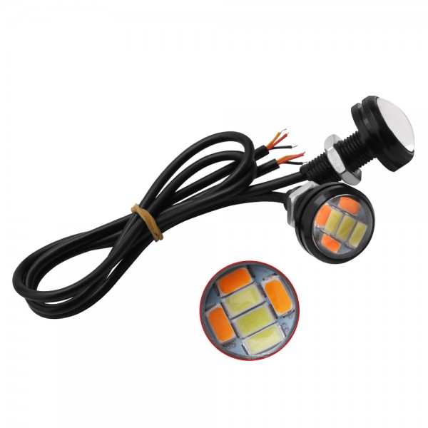 Dual Color 23mm 5630 6 SMD LED Eagle Eye