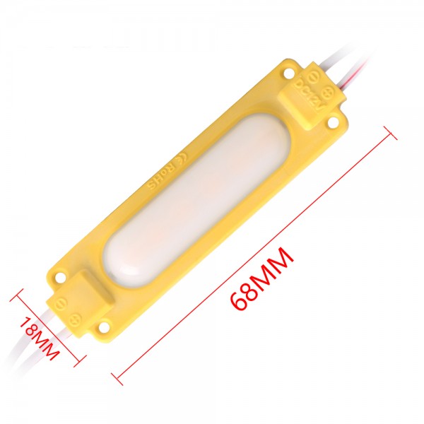LED Injection Module 5730 Module False COB 6SMD Lens 