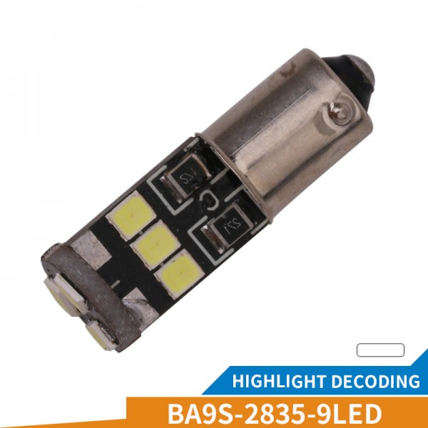 12V Ba9s 2835 9 SMD canbus LED bulb