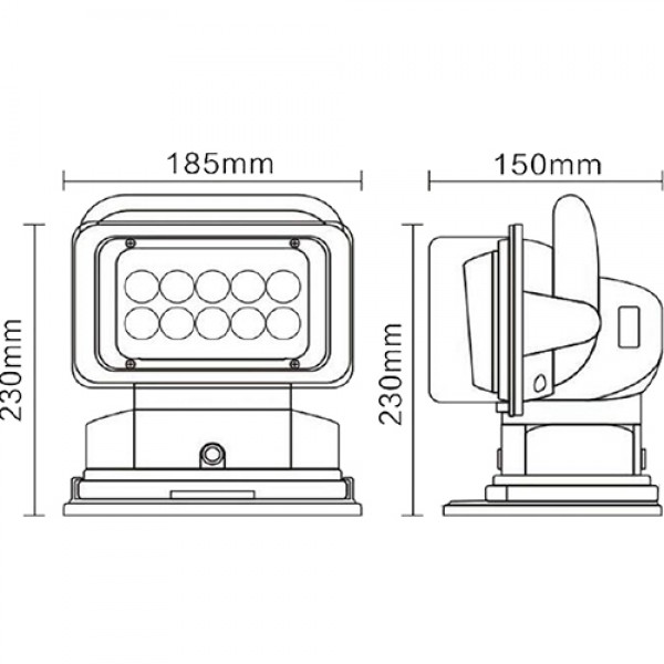  50W 7inch LED Search Light
