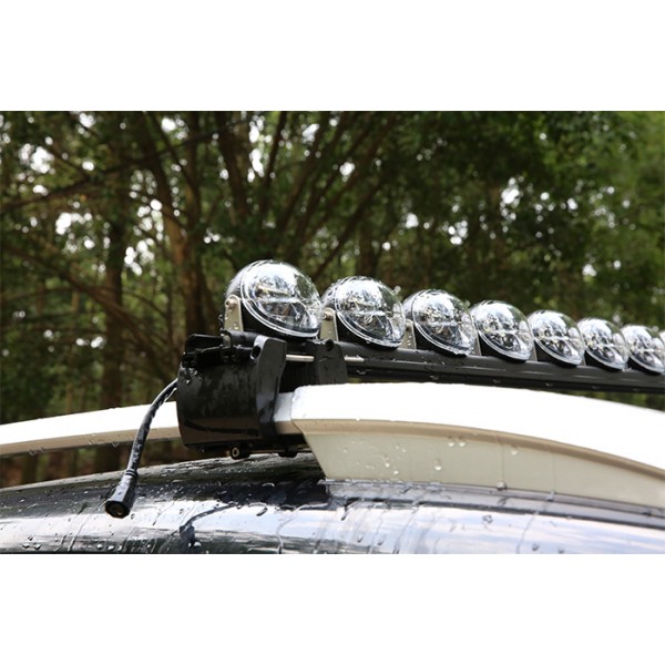  New 50 Inch LED Light Bar with Sliding Side Mount for SUV/Tractor 120W Spot Beam 50'' LED Driving Light Bar