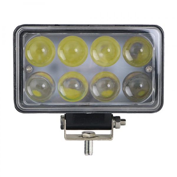 24W 6Inch Dual-Colour LED Strobe Light with 4D Lens