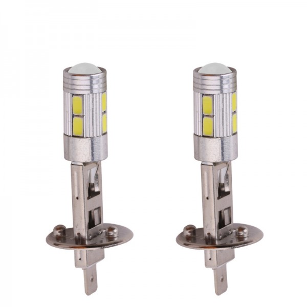  H1 10smd 5630 light LED fog light bulb with lens 