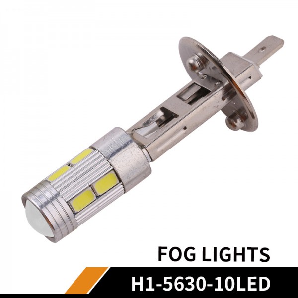  H1 10smd 5630 light LED fog light bulb with lens 