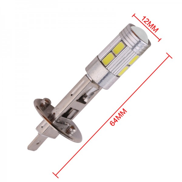  H1 10smd 5630 light LED fog light bulb with lens 