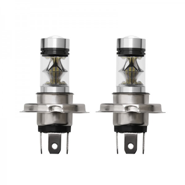 100W 2828 20SMD White 12V H4 LED Fog Light