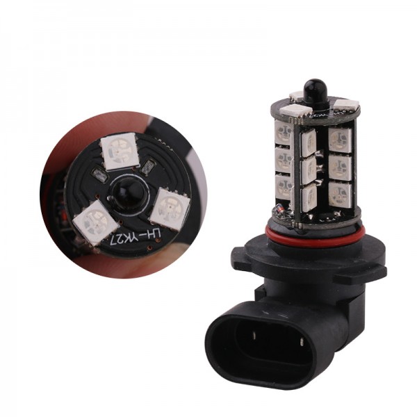 27SMD DC12V multi-color RGB 5050 HB4 9006 LED fog lights