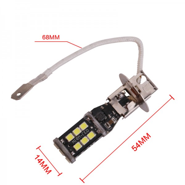 2835 15SMD h3 led fog light bulb
