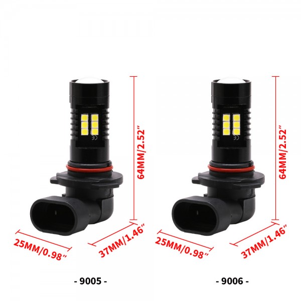 3030 21smd 9005 9006 H4 H7 H8 H11 Led Headlight Fog Lamp